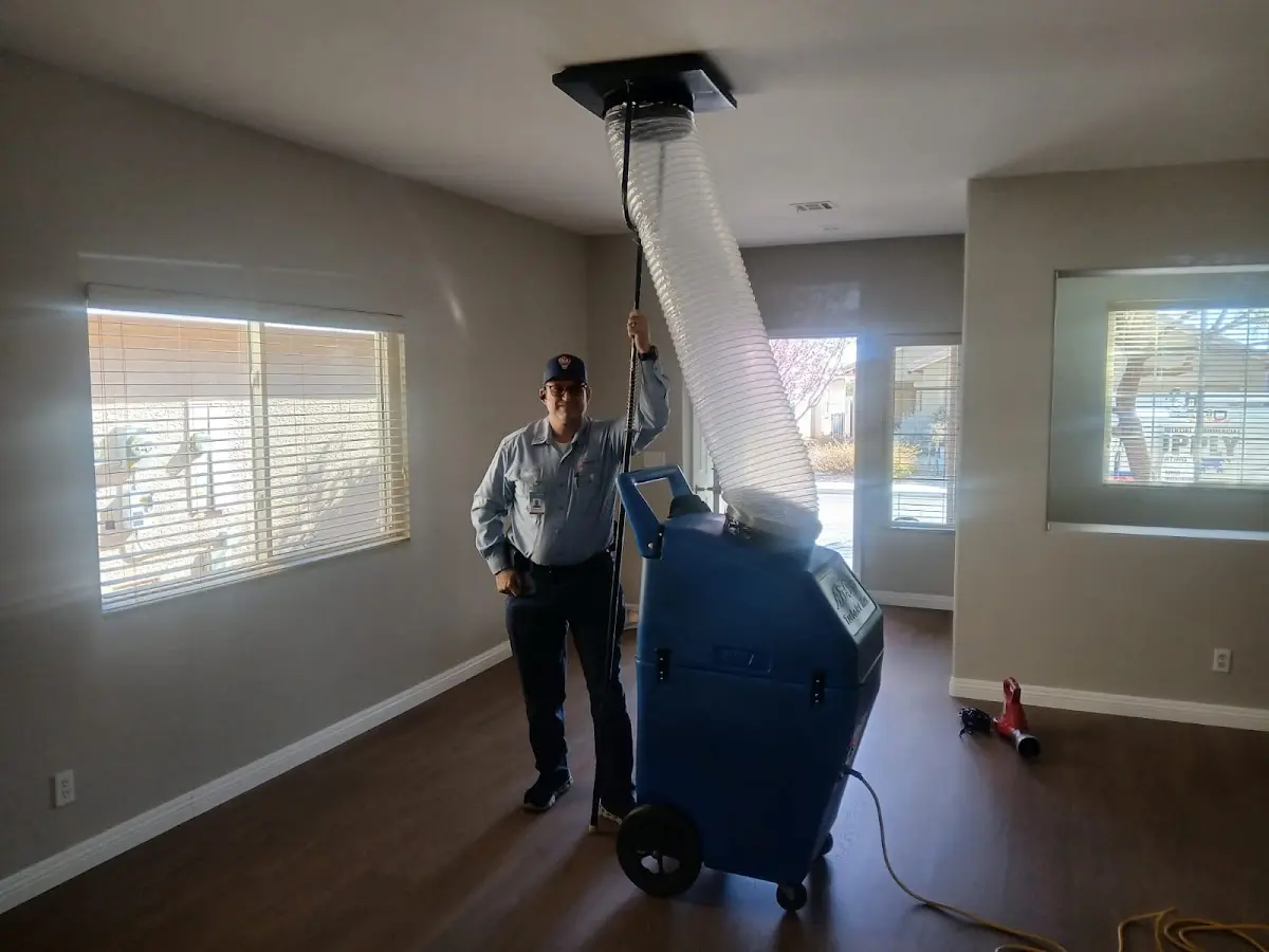 Professional Dryer Vent Cleaning work inside a Hudson Falls home